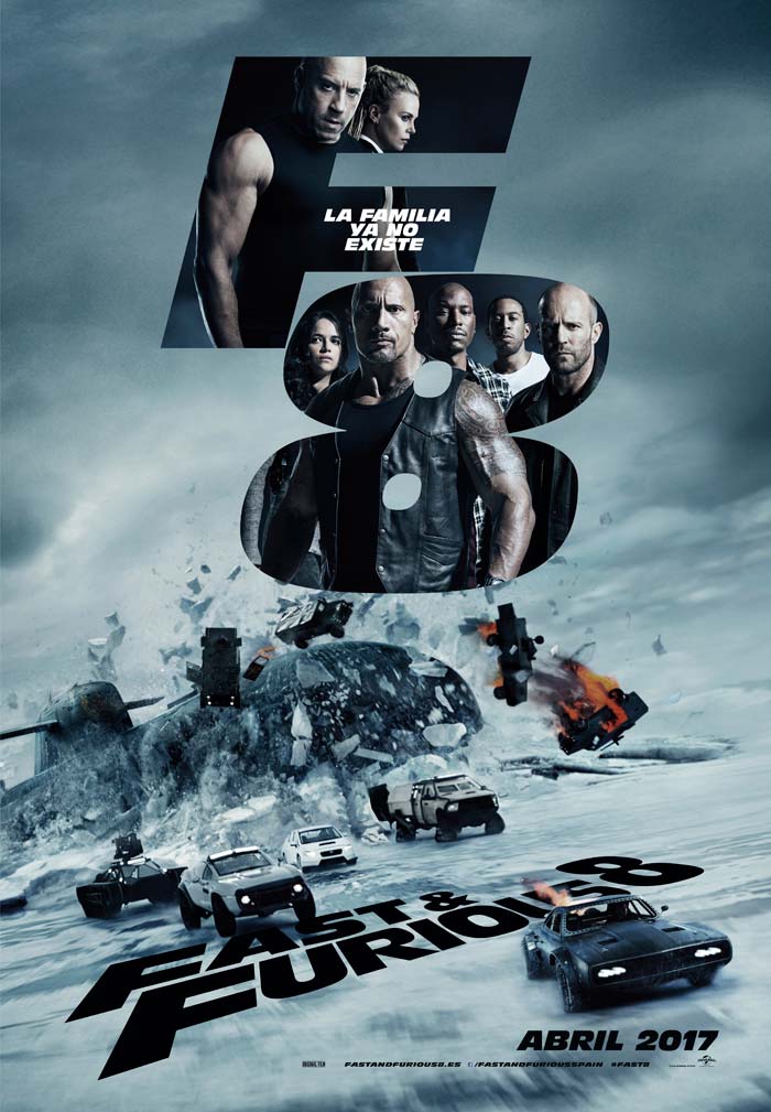 Película Fast & Furious 8 en Cantones Cines de A Coruña