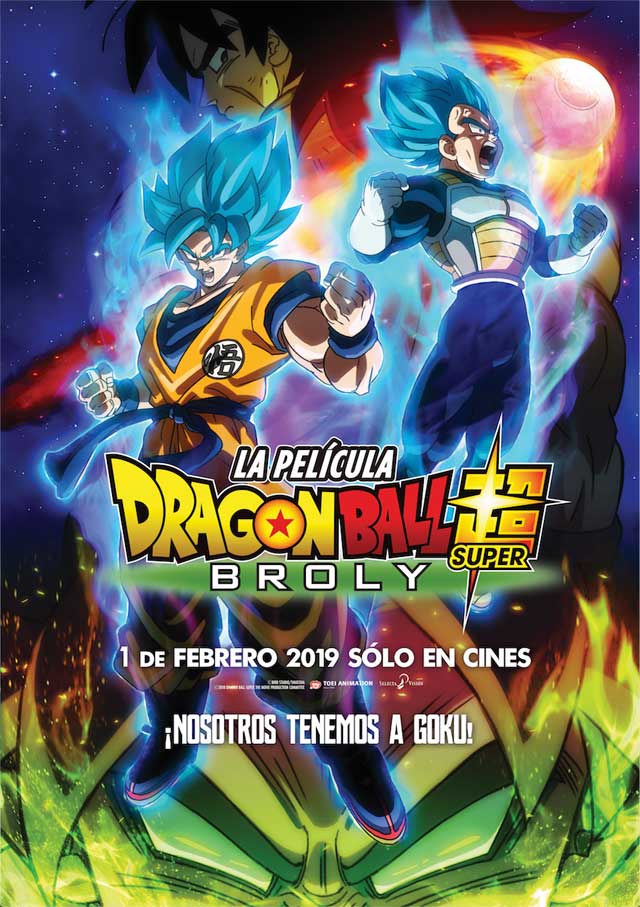 Película Dragon Ball Super: Broly en Cantones Cines de A Coruña