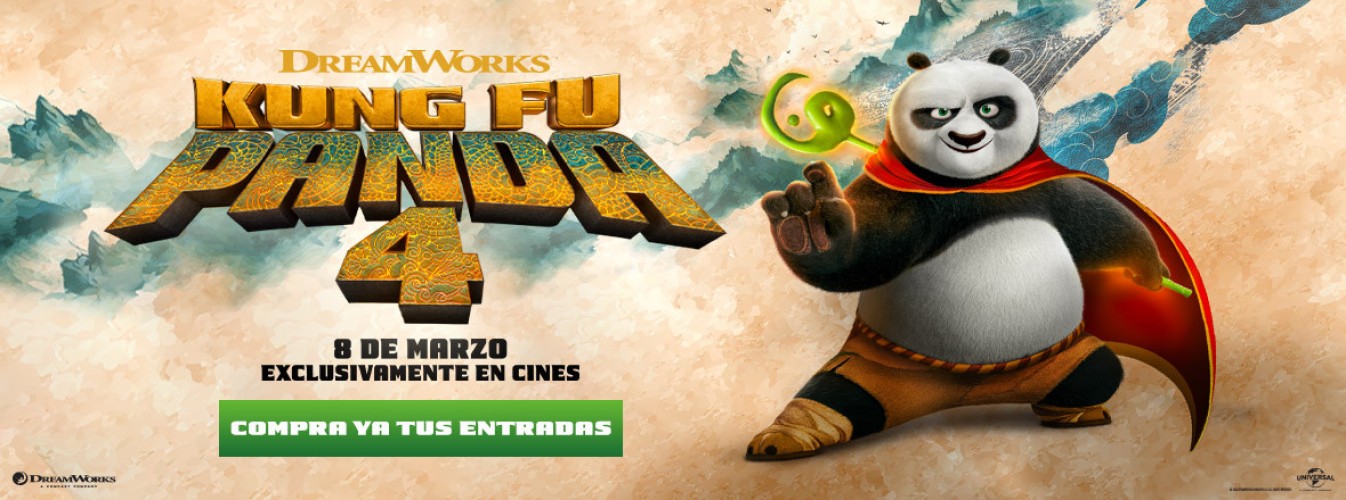 Película destacada Kung Fu Panda 4 en Cantones Cines de A Coruña