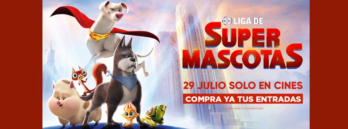 DC Liga de supermascotas en Cantones Cines de A Coruña