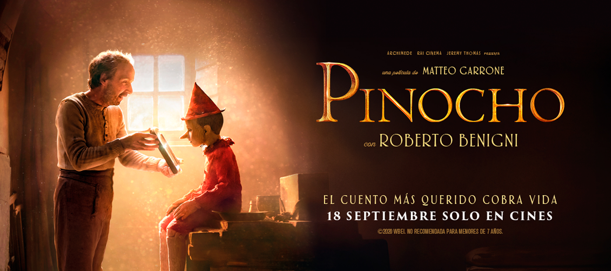 Pinocho en Cantones Cines de A Coruña
