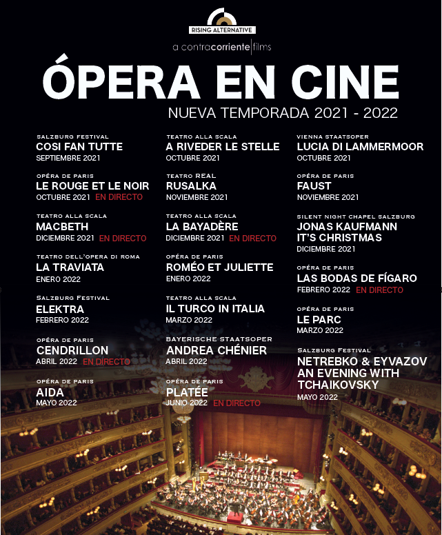 Ópera Le Rouge et Le Noir LIVE en Cines Cristal de Lugo