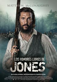 Película Los hombres libres de Jones en Cantones Cines de A Coruña