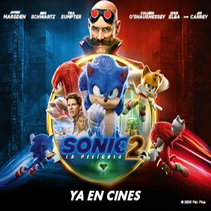 Promoción Sonic 2 la película en Cantones Cines de A Coruña