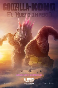 Película Godzilla y Kong: El nuevo imperio hoy en cartelera en Cantones Cines de A Coruña