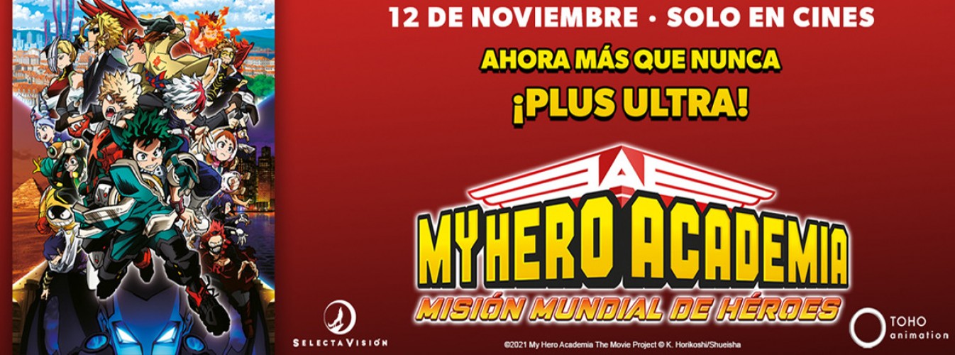 My Hero Academia: Misión mundial de héroes ( V.O.S.E.) en Cantones Cines de A Coruña