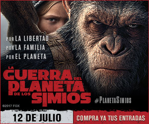 Promoción La guerra del planeta de los simios en Cantones Cines de A Coruña