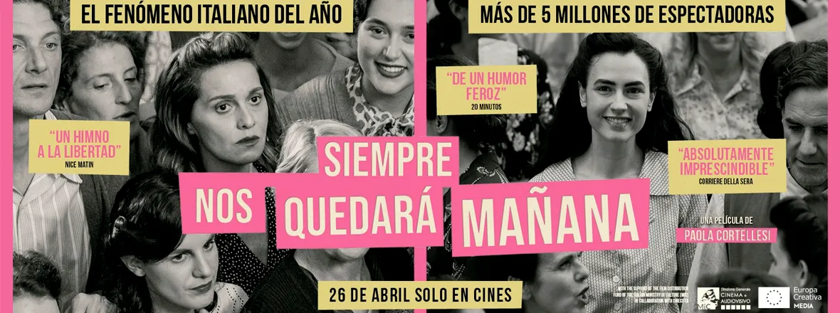 Película destacada Siempre nos quedará mañana en Cantones Cines de A Coruña