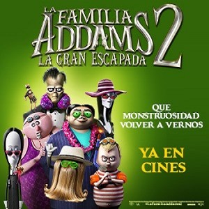 Promoción La familia Addams 2 en Cantones Cines de A Coruña