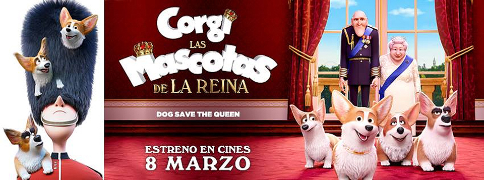 Corgi, las mascotas de la reina en Cantones Cines de A Coruña