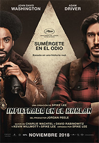 Película Infiltrado en el KKKlan en Cantones Cines de A Coruña