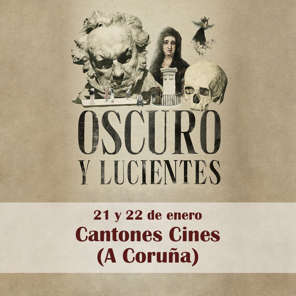 Película Oscuro y Lucientes en Cantones Cines de A Coruña