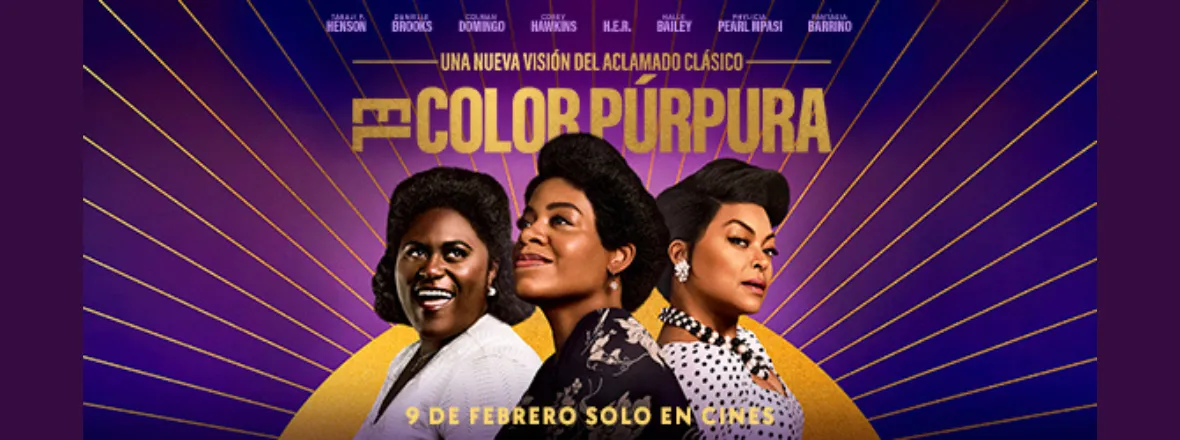 El color púrpura en Cantones Cines de A Coruña